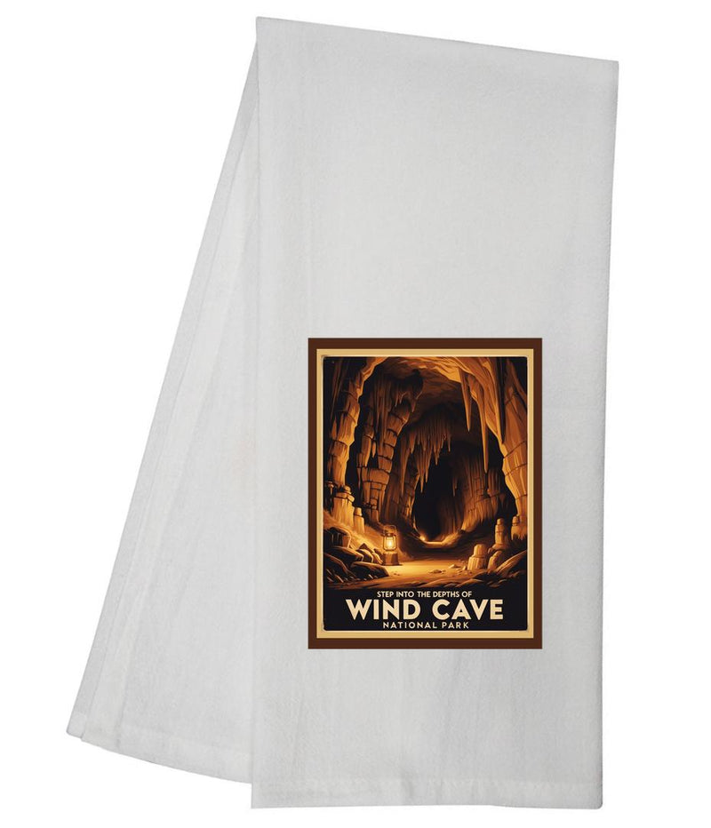South Dakota Wind Cave Tea Towel GGTT1481