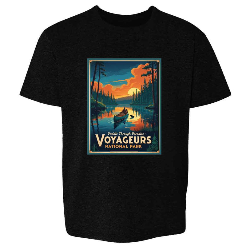 Minnesota Voyageurs National Park Paddle Paradise  Kids & Youth Tee