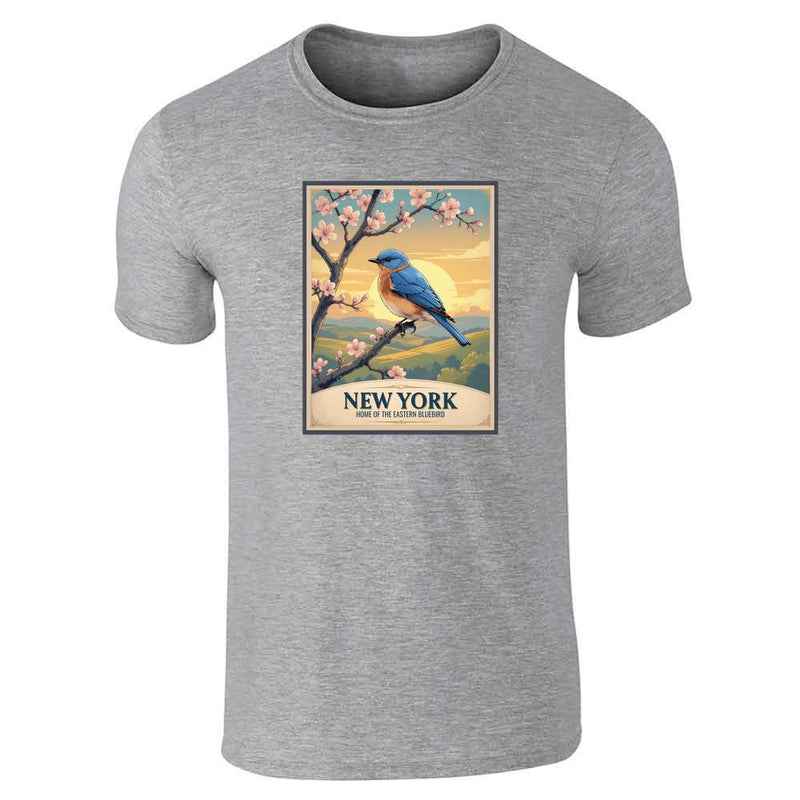 New York Bluebird Home Of The Eastern Bluebird Unisex Tee