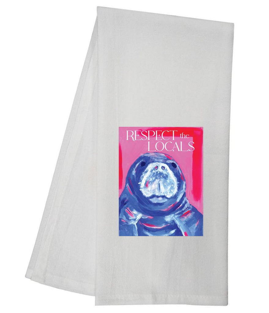 Respect The Locals Tea Towel GGTT1493
