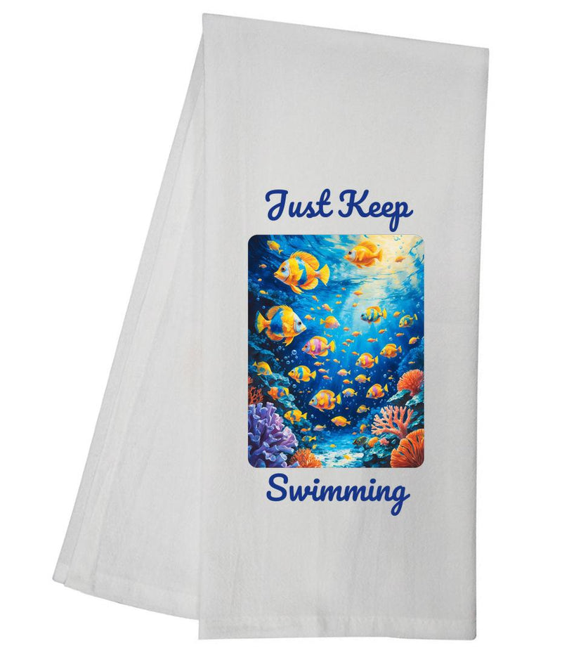 Just Keep Swimming Tea Towel GGTT1500