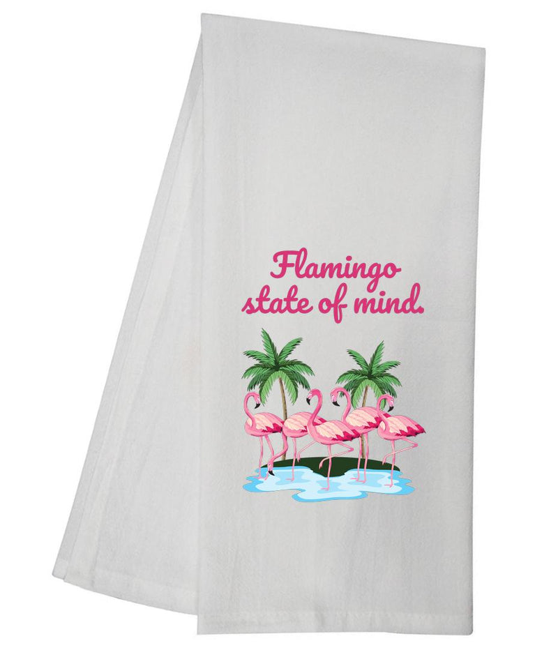 Flamingo State Of Mind Tea Towel GGTT1515