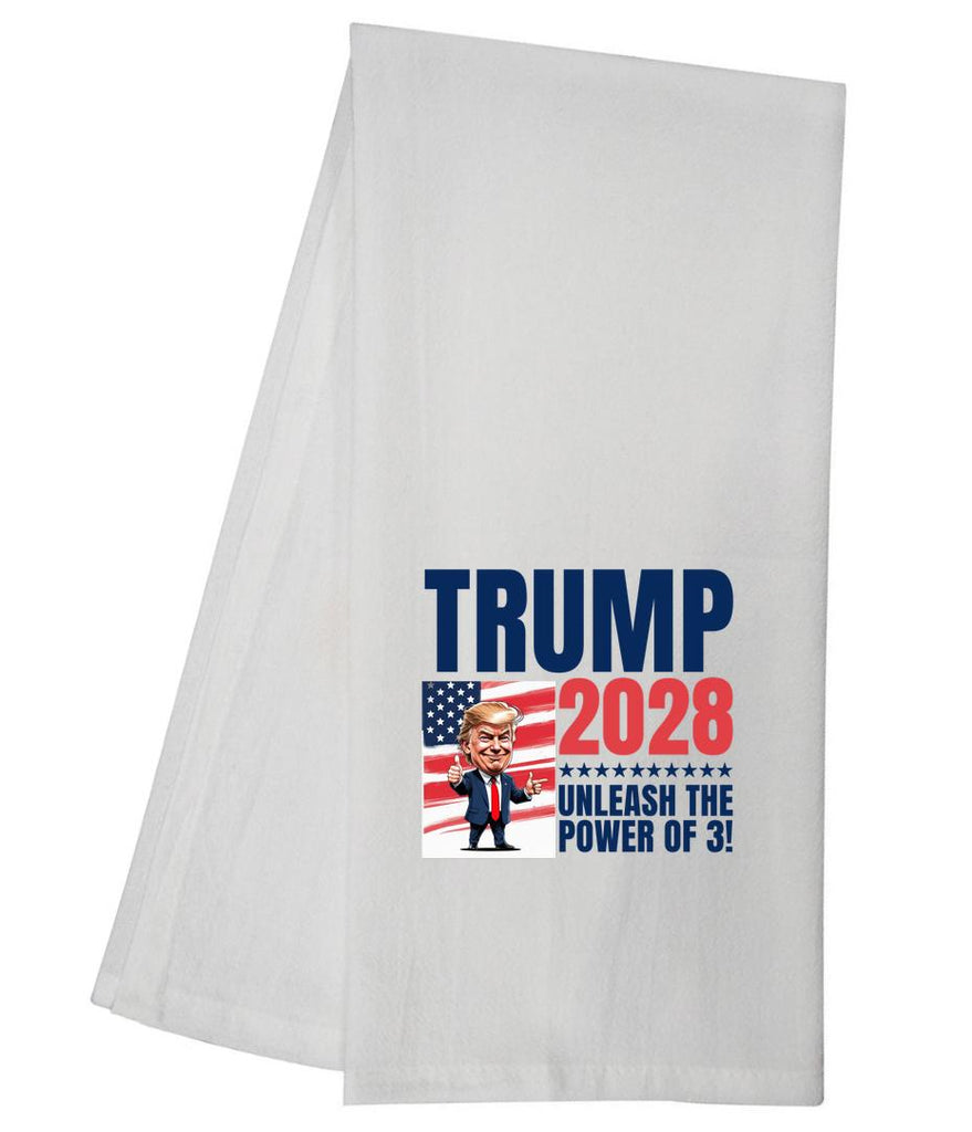 Trump 2028 Power Of 3 TOWEL Tea Towel GGTT1533