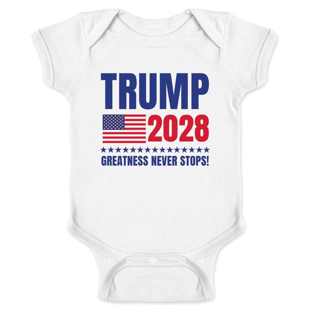 Trump Greatness 2028 Baby Bodysuit