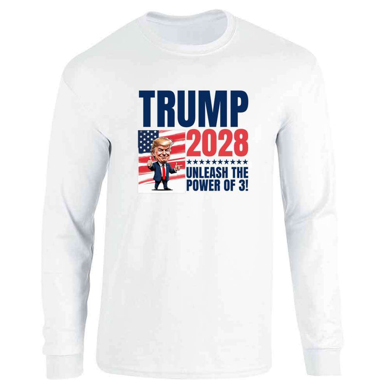 Trump 2028 Power Of 3 Long Sleeve