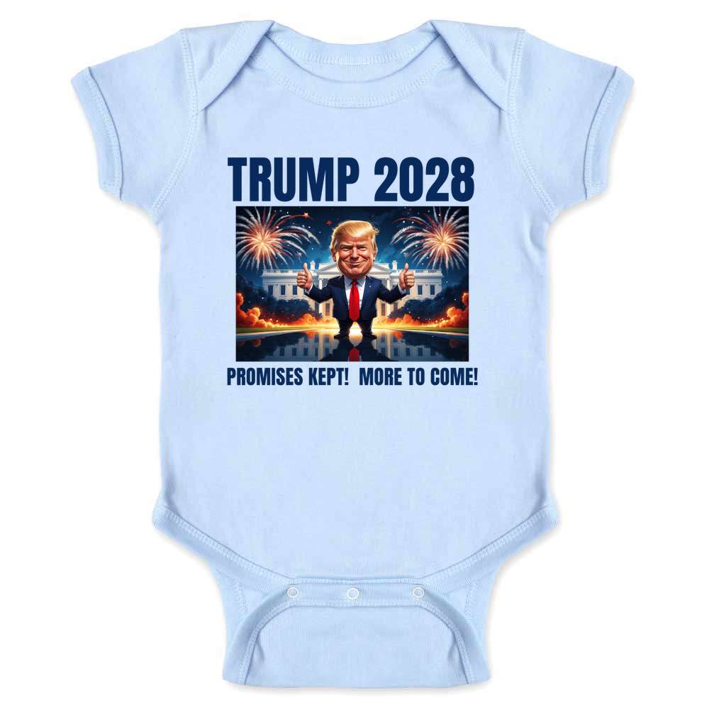 Trump 2028 More To Come Baby Bodysuit