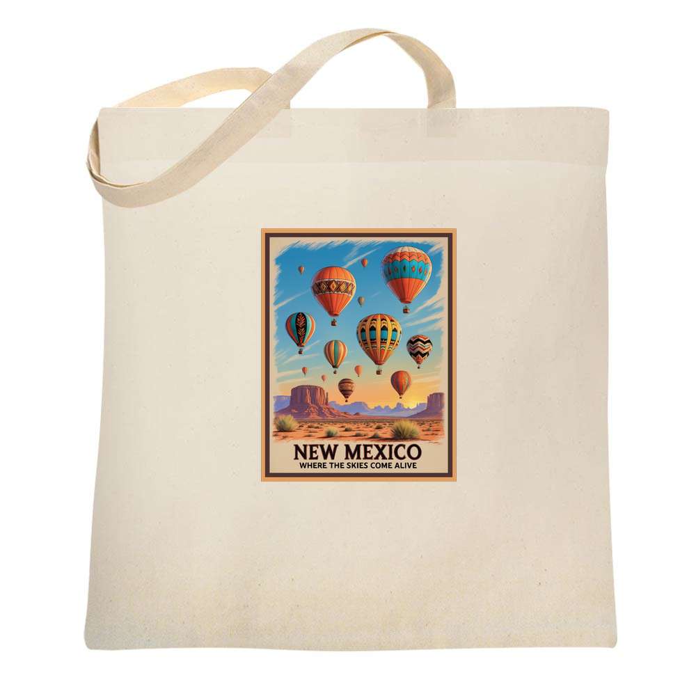 New Mexico Hot Air Balloon Skies Come Alive  Tote Bag