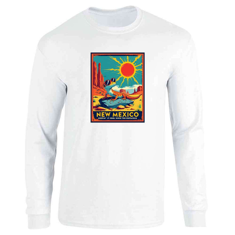 New Mexico Gecko Keepin It Cool  Long Sleeve