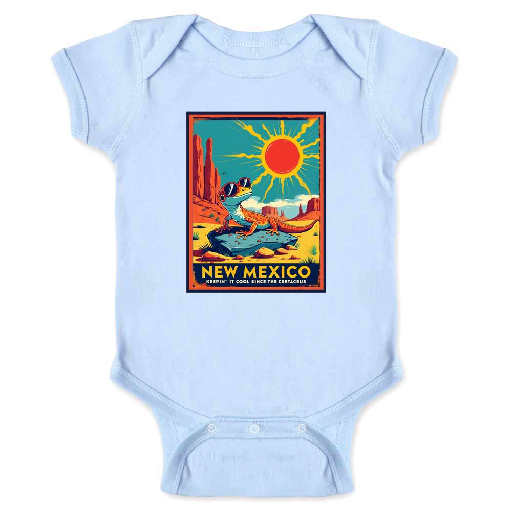 New Mexico Gecko Keepin It Cool  Baby Bodysuit