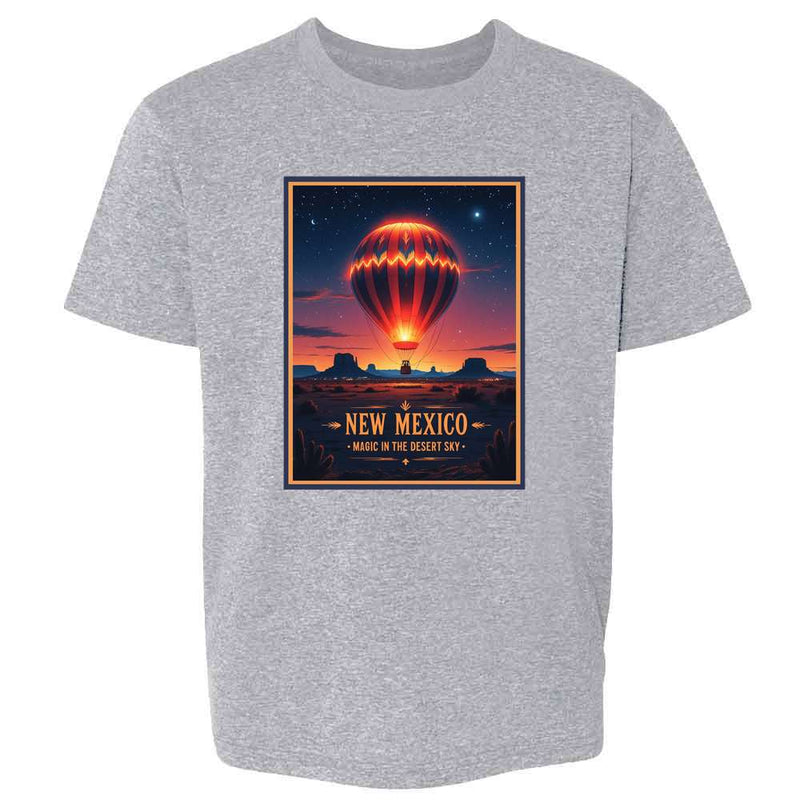 New Mexico Hot Air Balloon Magic In Desert Sky Kids & Youth Tee