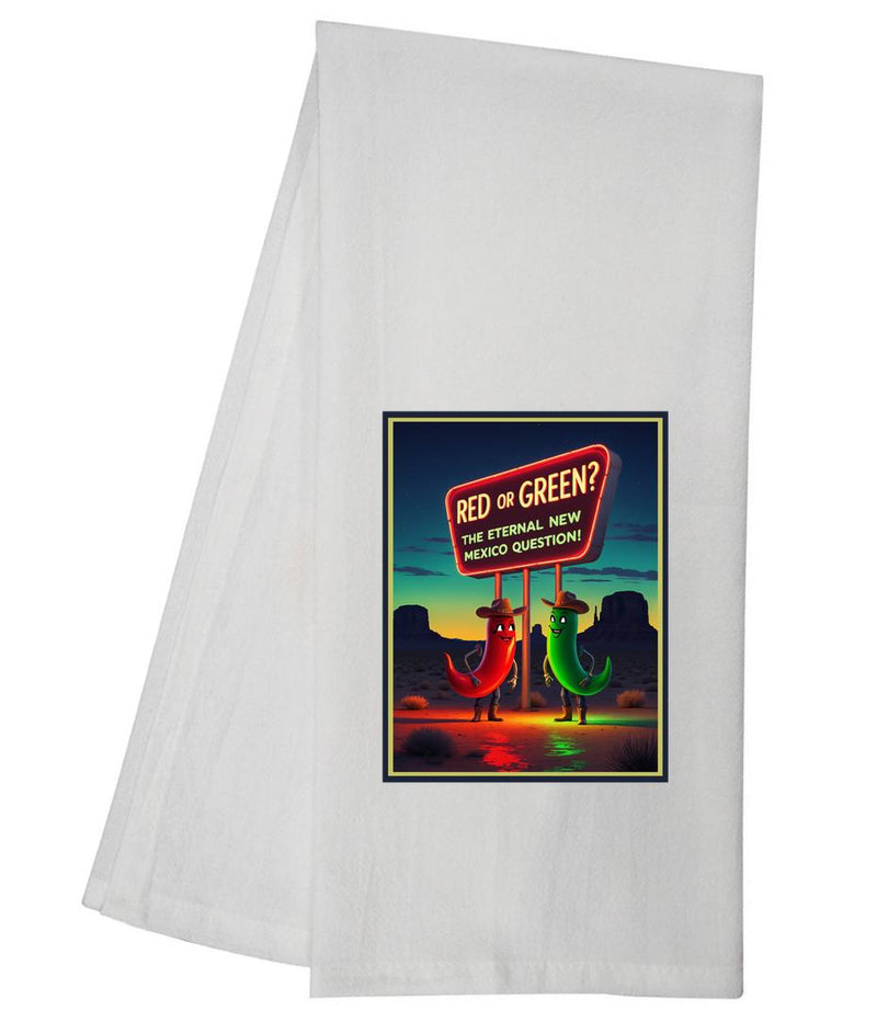 NM Red Or Green Tea Towel GGTT1542