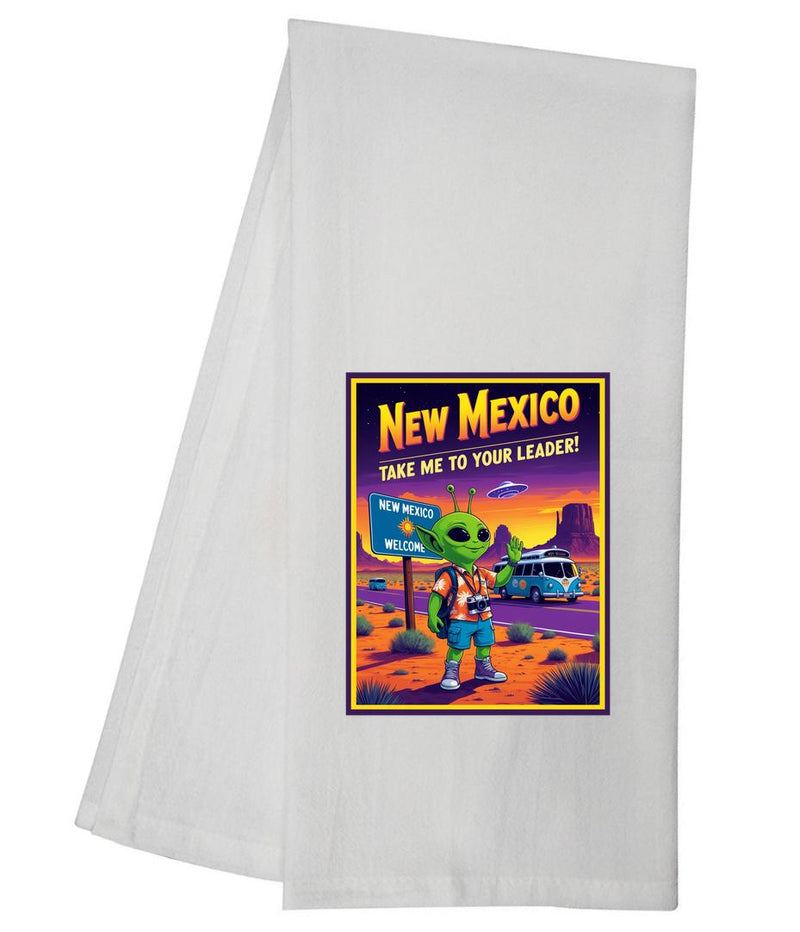 NM Alien Take Me To Leader Tea Towel GGTT1543