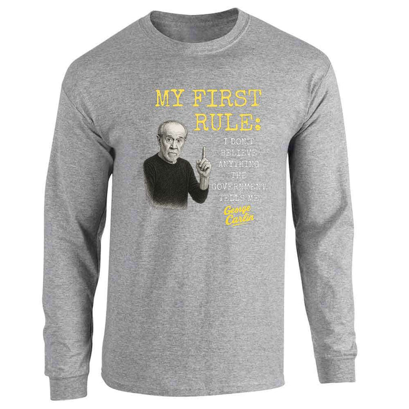 George Carlin My First Rule Long Sleeve