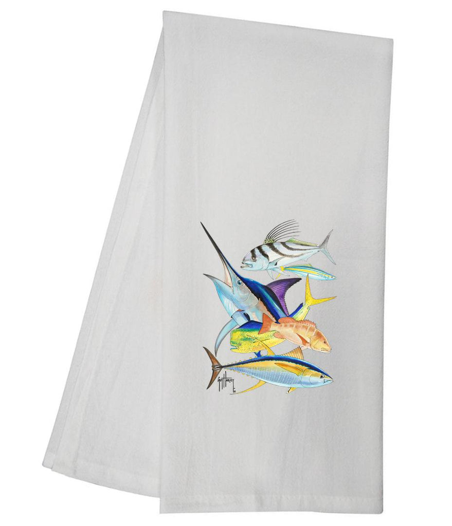 Guy Harvey Panama Collage II Tea Towel GHTT102