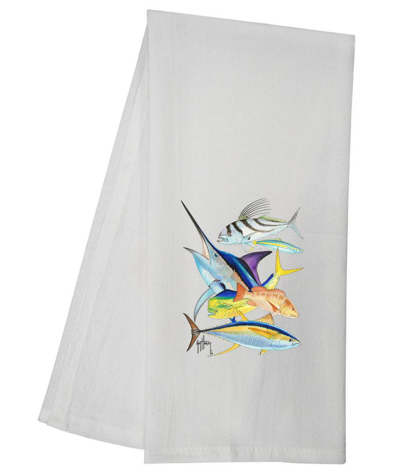 Guy Harvey Panama Collage II Tea Towel GHTT102