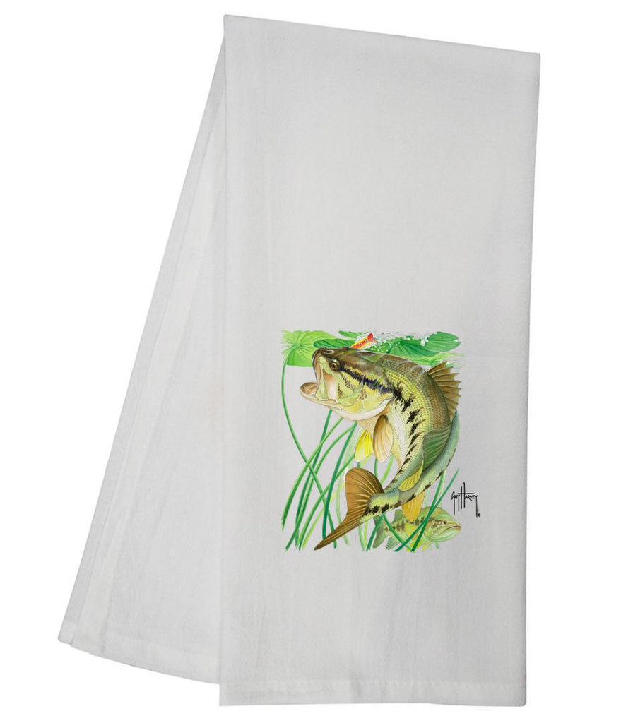 Guy Harvey Largemouth Bass Tea Towel GHTT106