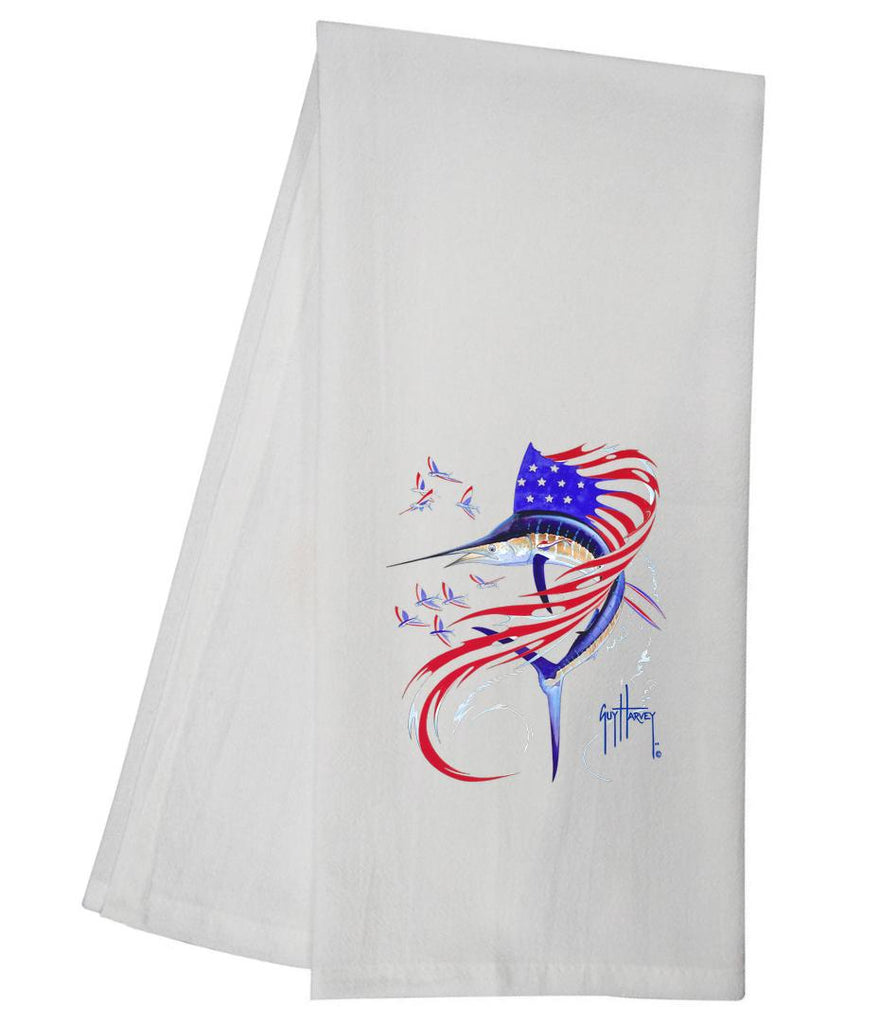 Guy Harvey Sail America Tea Towel GHTT107