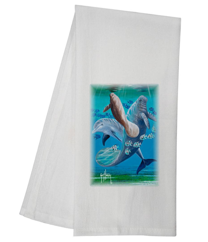 Guy Harvey Gentle Greeting Tea Towel GHTT124