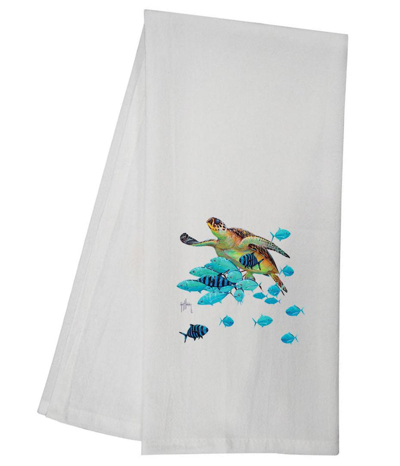 Guy Harvey Hawksbill Caravan Tea Towel GHTT130