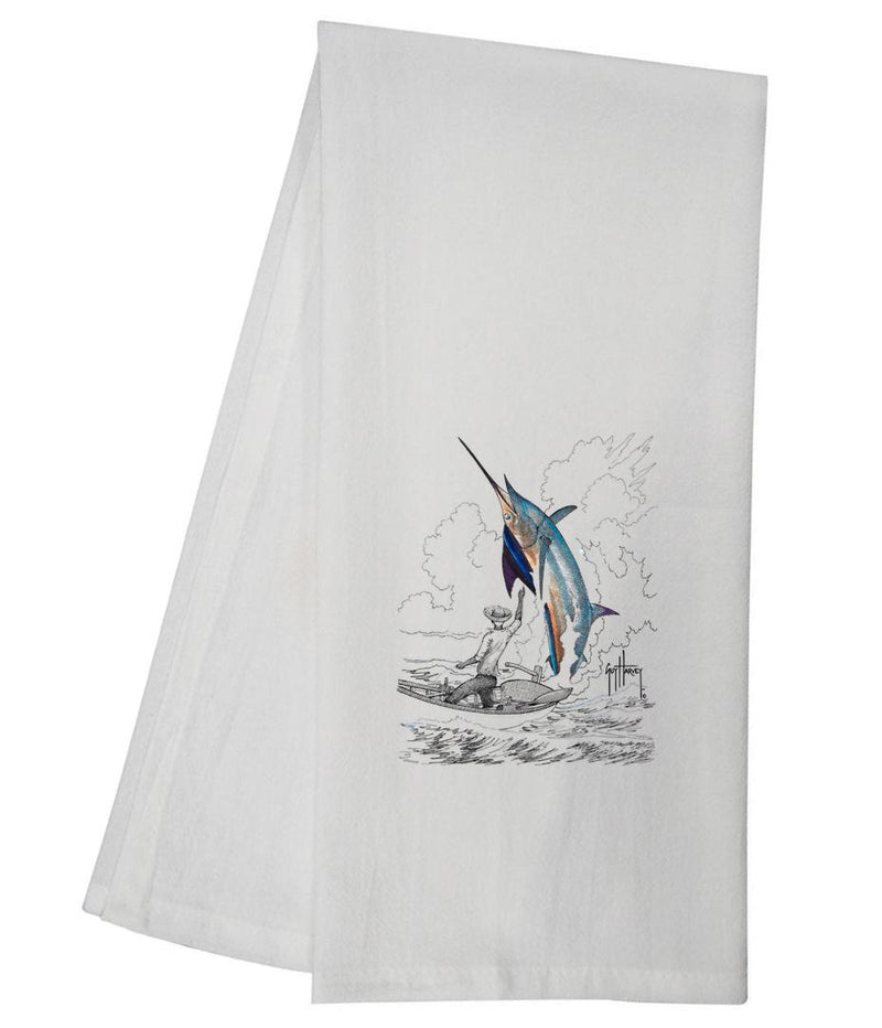 Guy Harvey Old Man And The Sea Tea Towel GHTT137
