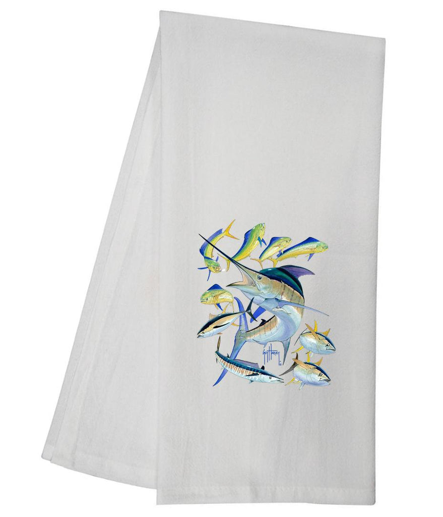 Guy Harvey Marlin Offshore Slam Tea Towel GHTT140