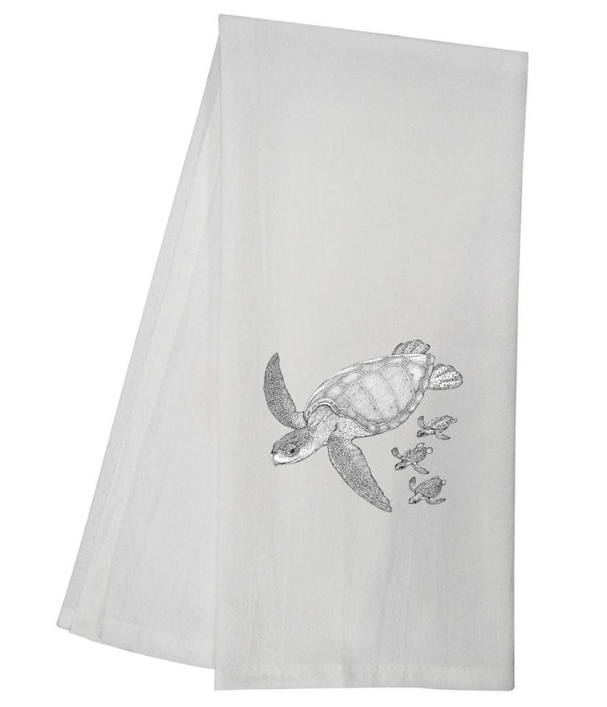 Guy Harvey Kemps Ridley And Hatchlings Tea Towel GHTT144