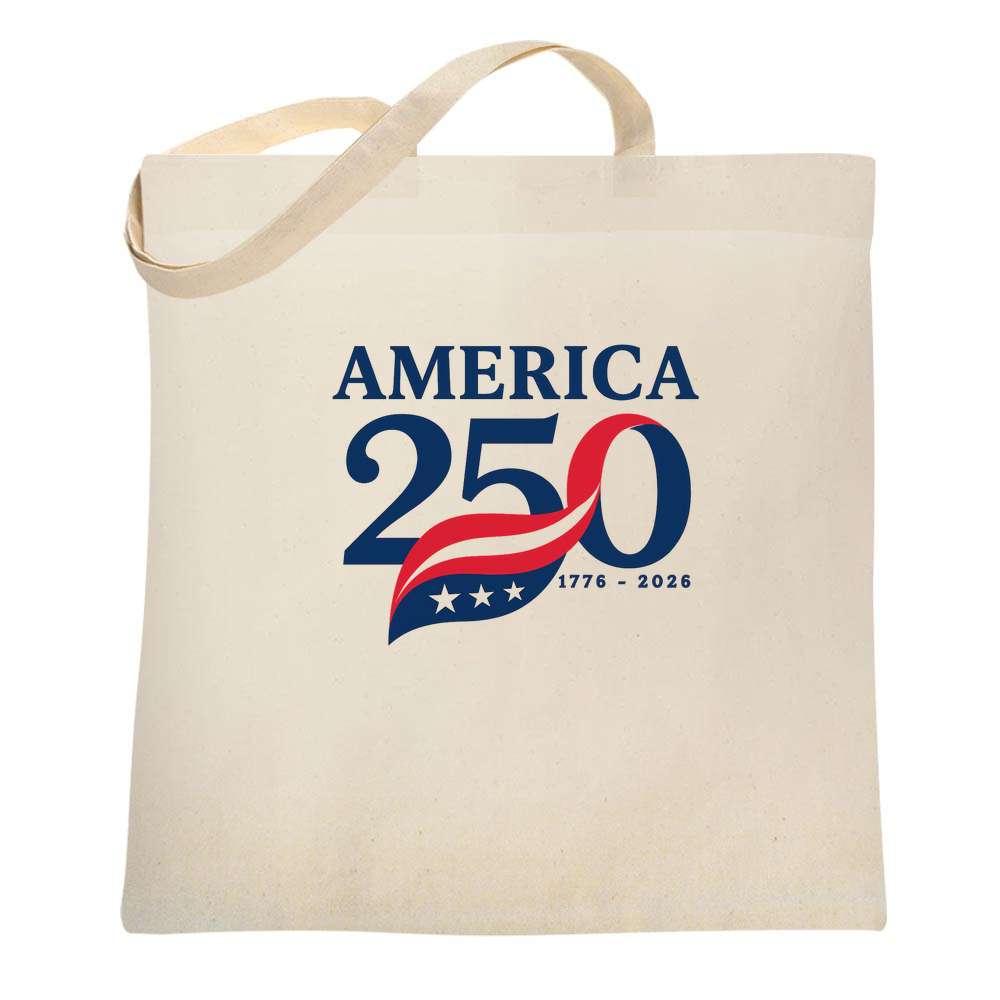 USA Semiquincentennial A250 America 250 Ribbon Tote Bag