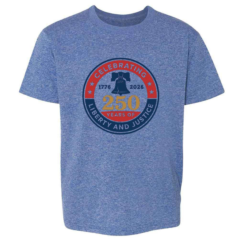 USA Semiquincentennial A250 Liberty And Justice  Kids & Youth Tee