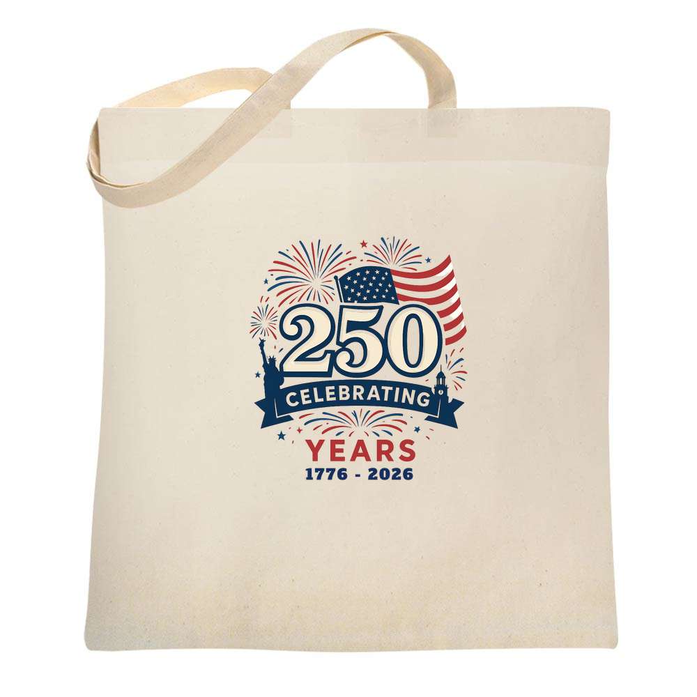 USA Semiquincentennial A250 Fireworks Celebrating  Tote Bag