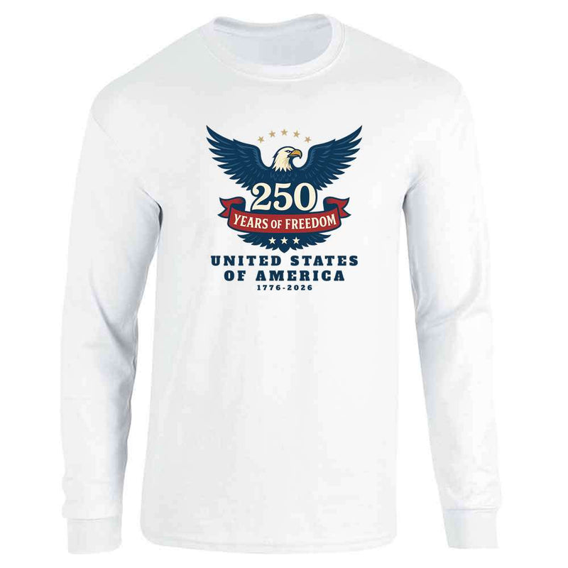 USA Semiquincentennial A250 Eagle 250 Years  Long Sleeve
