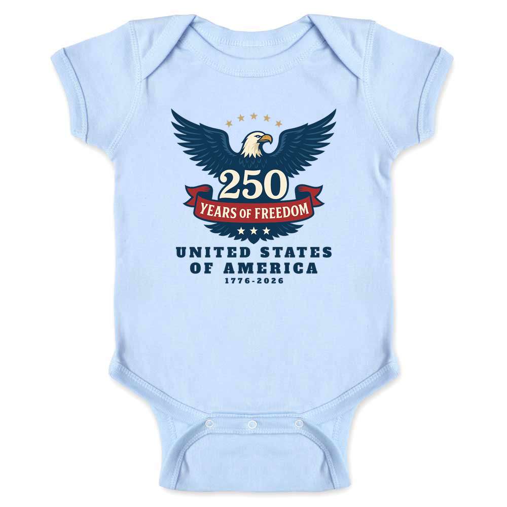USA Semiquincentennial A250 Eagle 250 Years  Baby Bodysuit