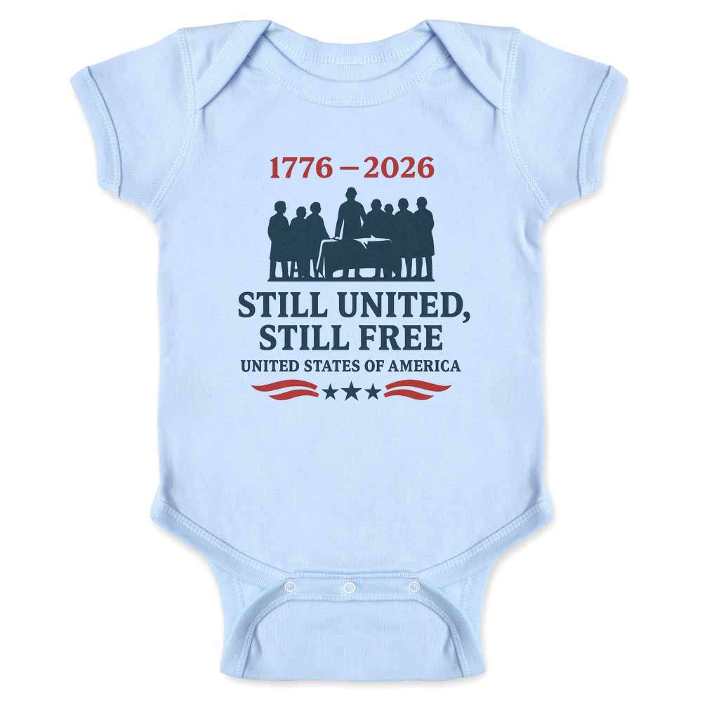USA Semiquincentennial A250 Founding Fathers Baby Bodysuit