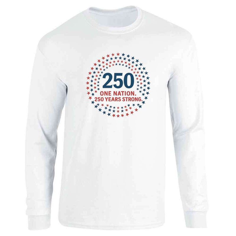 USA Semiquincentennial A250 One Nation Stars  Long Sleeve
