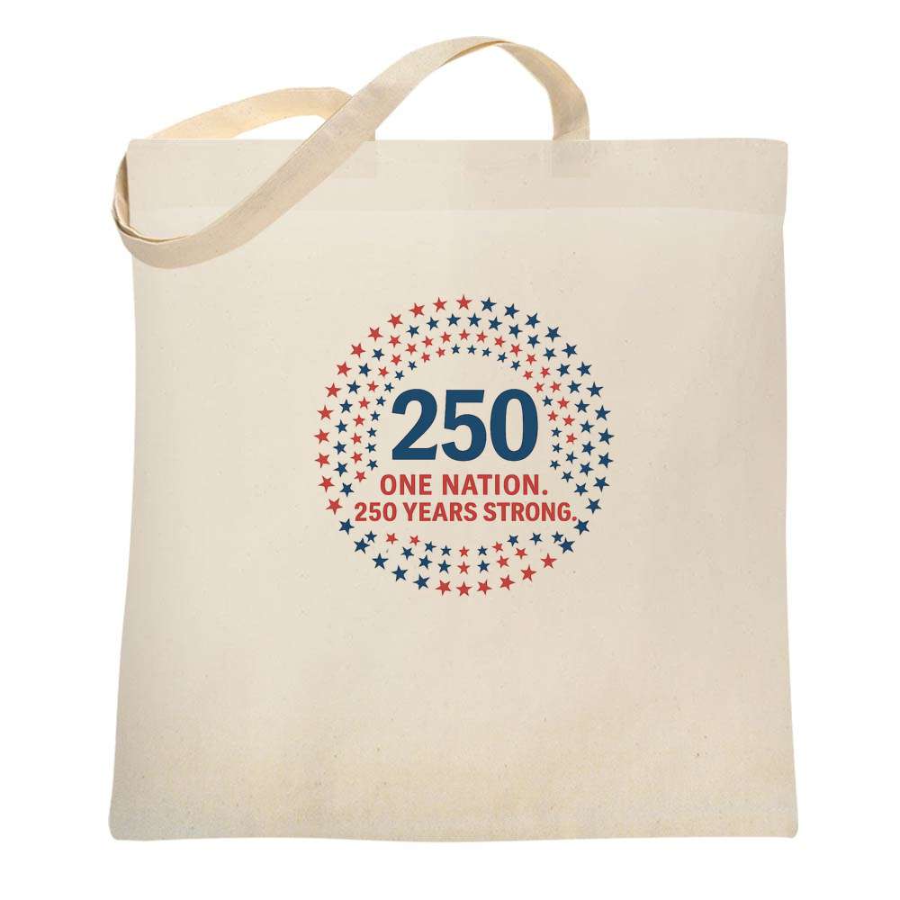 USA Semiquincentennial A250 One Nation Stars  Tote Bag