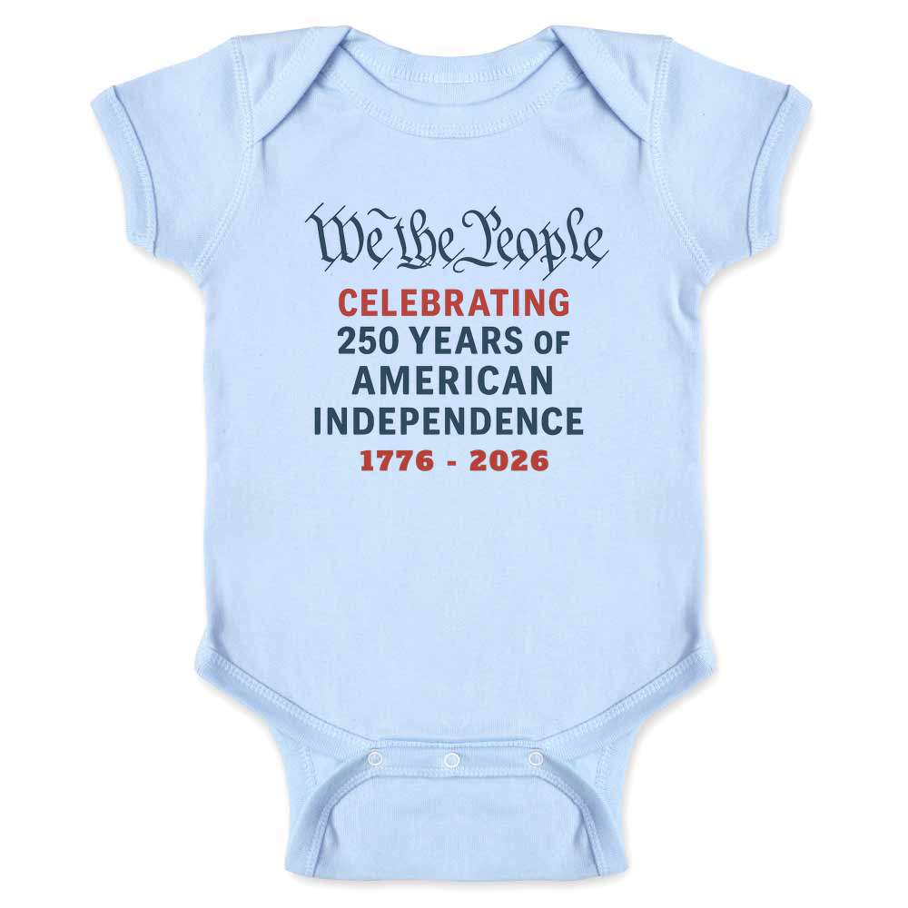 USA Semiquincentennial A250 We The People Baby Bodysuit