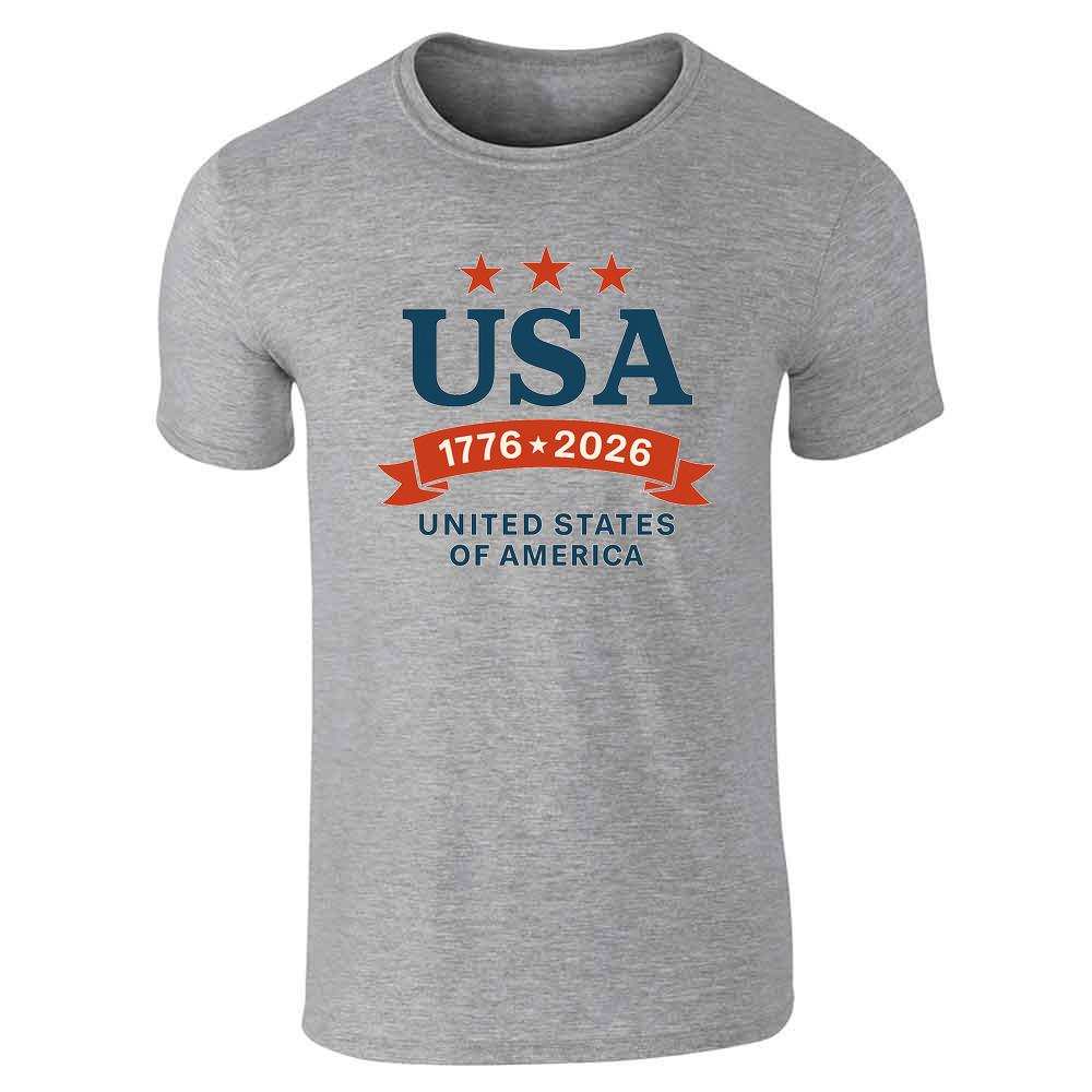 USA Semiquincentennial A250 USA 1776 2026 Stars  Unisex Tee