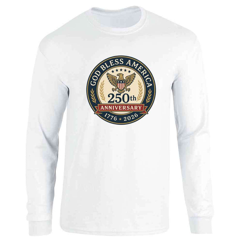 USA Semiquincentennial A250 God Bless America 250t Long Sleeve