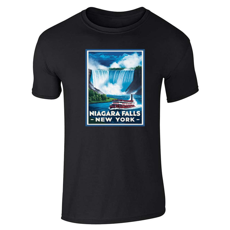 New York Niagara Falls Retro Travel Unisex Tee