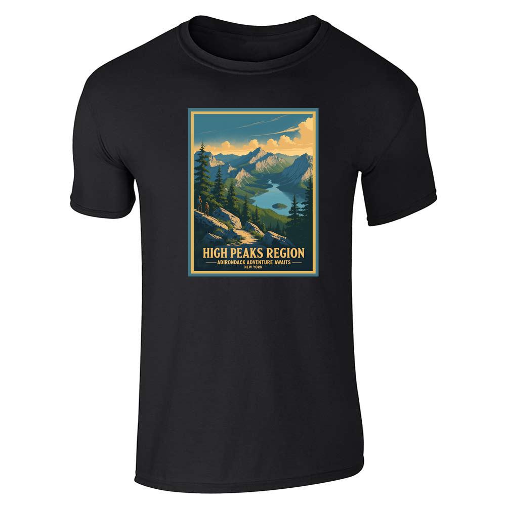 New York High Peaks Region Retro Travel Unisex Tee