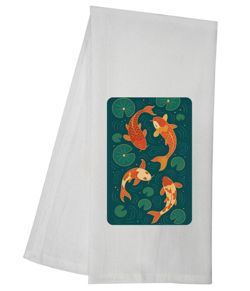 Koi Pond Whimsy Tea Towel GGTT1621