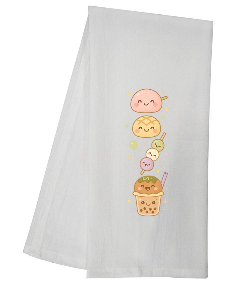 Pastel Snack Parade Tea Towel GGTT1628