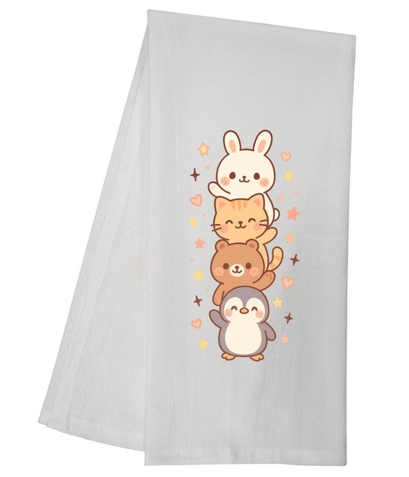 Blushing Animals Stack Tea Towel GGTT1629