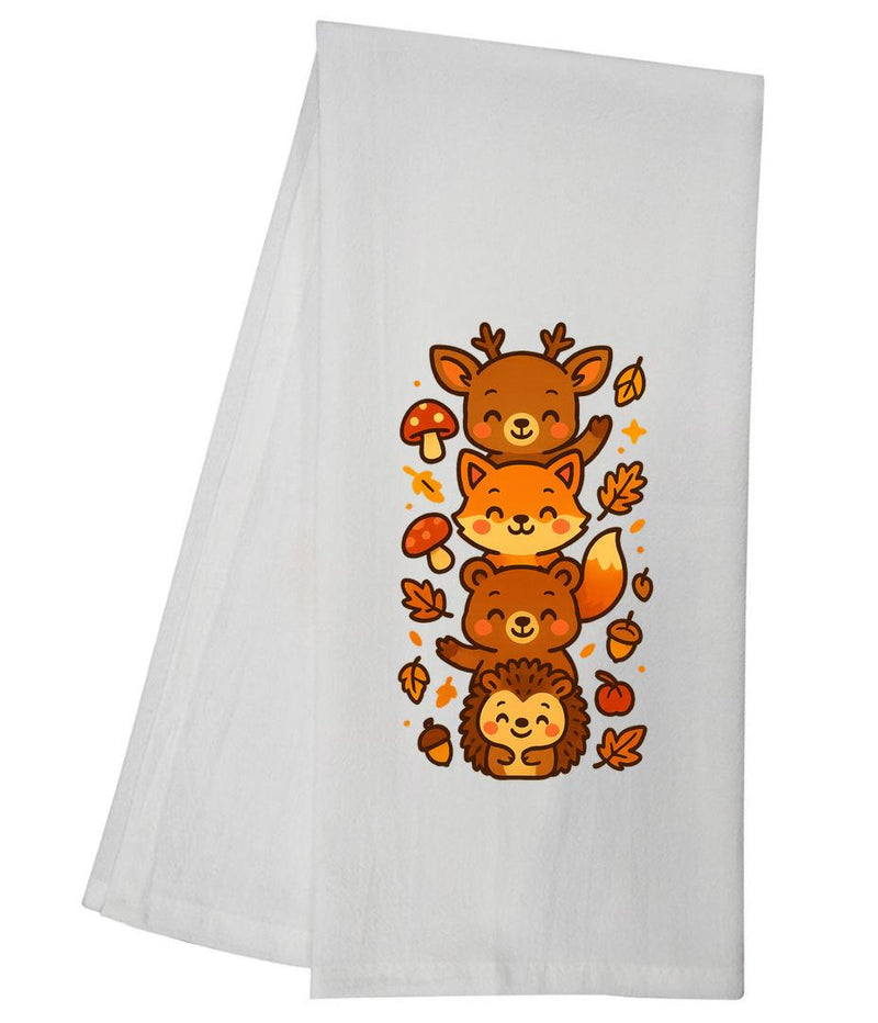 Forest Kawaii Critters Tea Towel GGTT1634