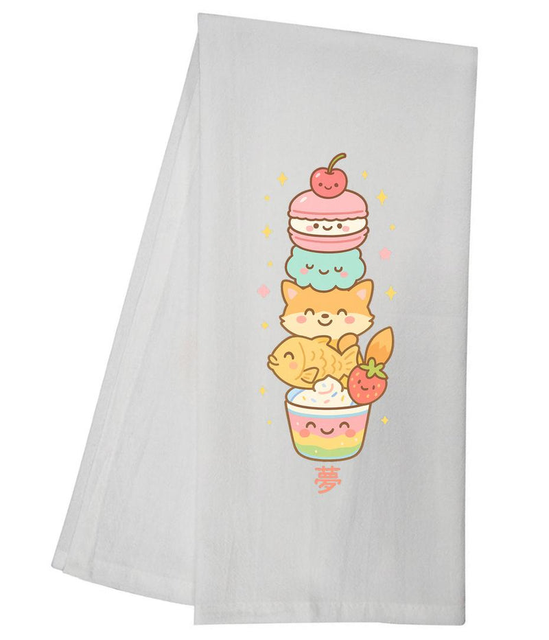 Yume Dream Dessert Tower Tea Towel GGTT1637
