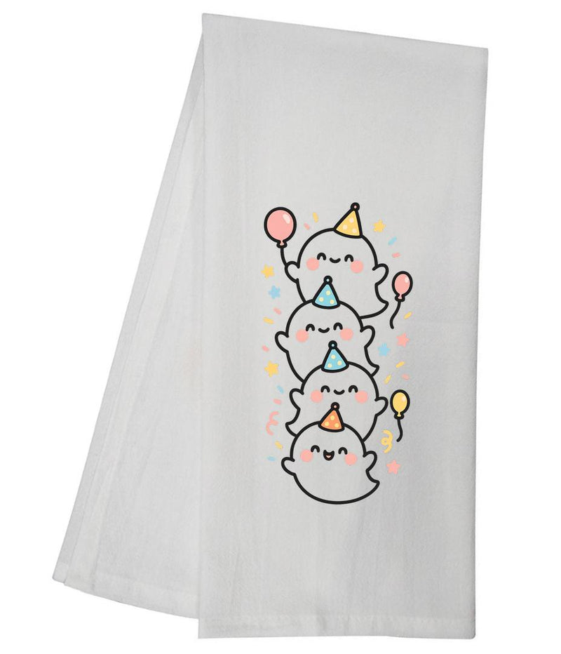 Chubby Ghost Party Tea Towel GGTT1638