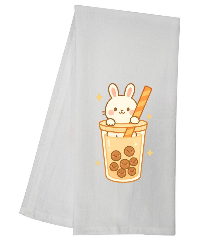 Bubble Tea Bunny Tea Towel GGTT1640