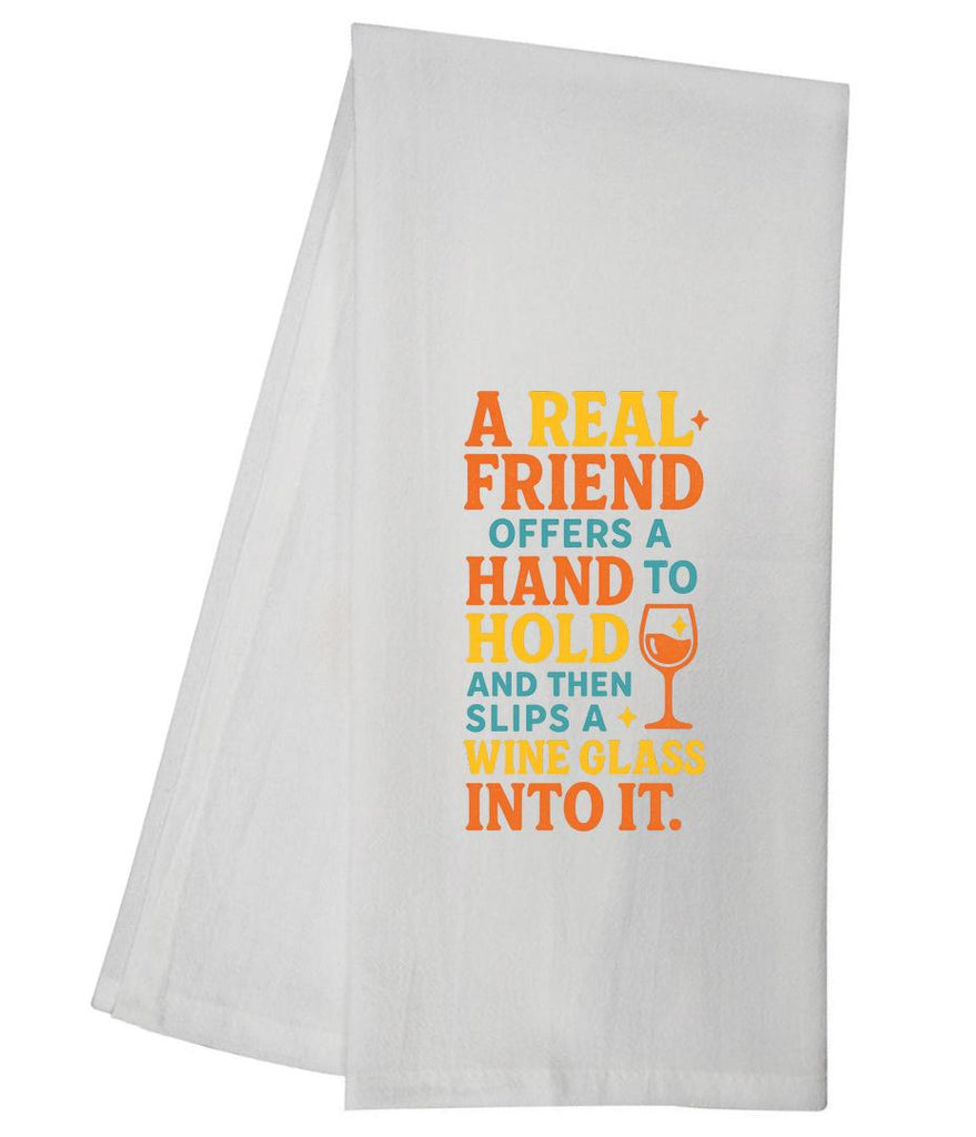 A Real Friend Offers A Hand To Hold  Tea Towel GGTT1666 / GGTT319_style