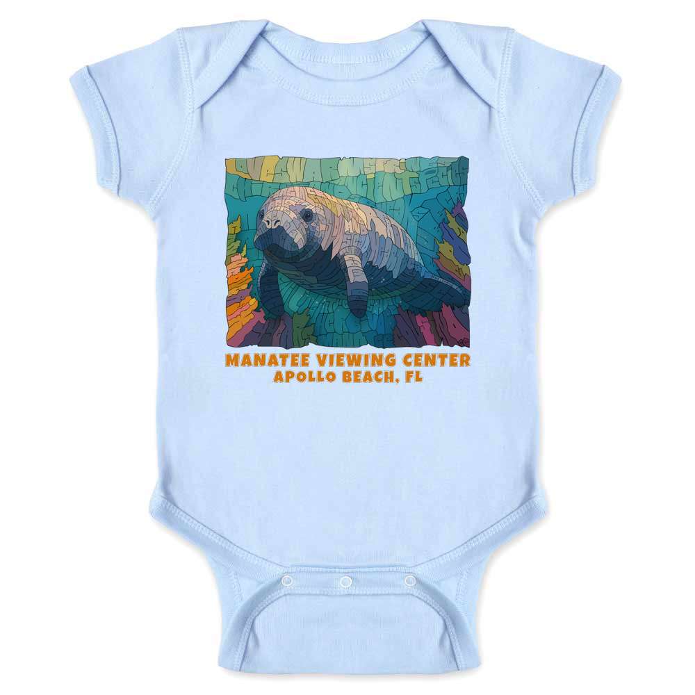 CUSTOM Manatee Viewing Center Epperson Manatee Baby Bodysuit