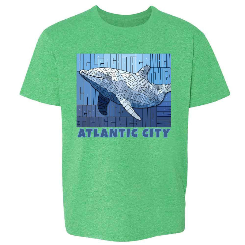 Curtis Epperson Dolphin Atlantic City Mosaic Art Kids & Youth Tee