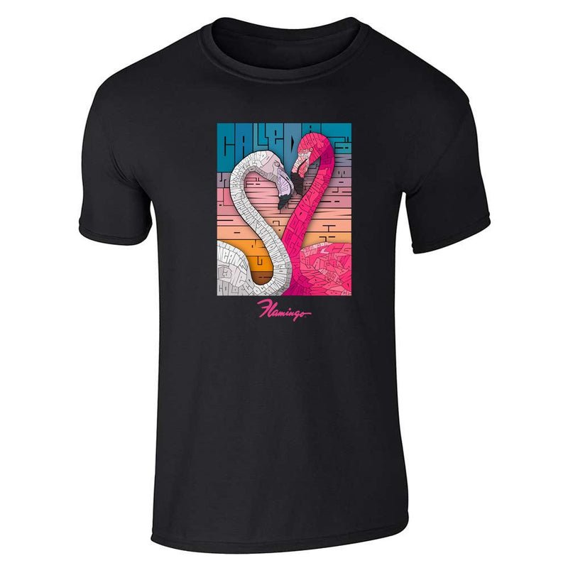 CUSTOM Curtis Epperson Flamingo With Logo Unisex Tee
